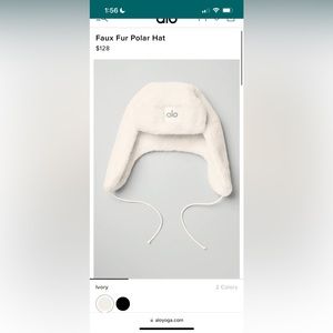 Alo Yoga Faux Fur Polar Hat
